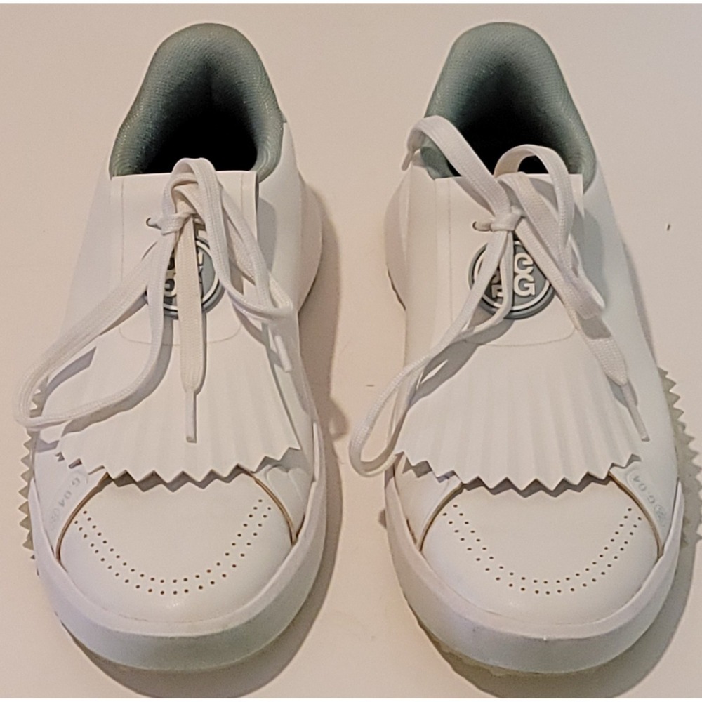 G/Fore Gfore G4 Fore Kiltie G.112 Golf Shoe Sneaker ⛳️ Ladies 8 ⛳️ White Baja
